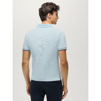 Polo de manga corta Davis Tommy Hilfiger Equestrian hombre Blanco óptico