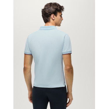 Polo de manga corta Davis Tommy Hilfiger Equestrian hombre Azul suave