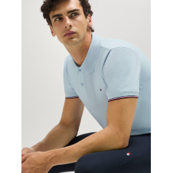 Polo de manga corta Davis Tommy Hilfiger Equestrian hombre Azul suave
