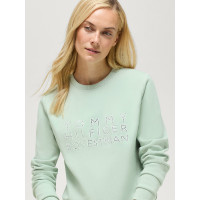 Jersey de cuello redondo Belair con strass Tommy Hilfiger Equestrian mujer Menta Belair Jersey de cuello redondo Belair con strass Tommy Hilfiger Equestrian mujer Menta Belair