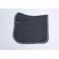 Manta de silla Bucas logo Max Dressage Negro / plata