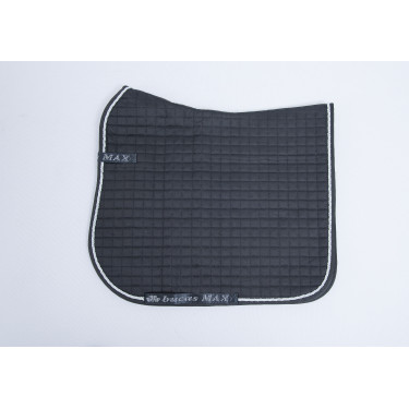 Manta de silla Bucas logo Max Dressage Negro / plata