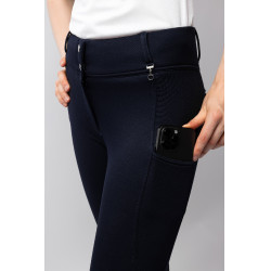 Pantalón térmico con asiento completo Mira para mujer Horze Gris humo