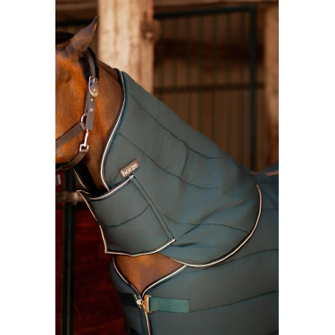 Cubrecuellos para manta de cuadra Glasgow pony Hoze Verde agua oscuro