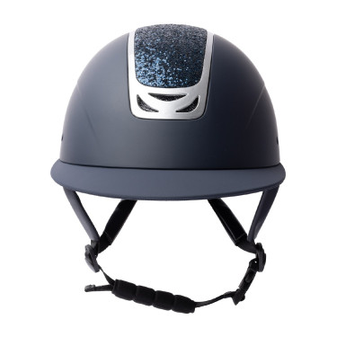 Casco de equitación adorno de cristal Horze Arix II Gris humo