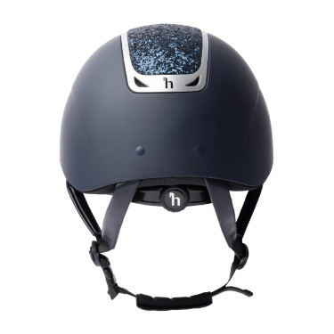 Casco de equitación adorno de cristal Horze Arix II Gris humo