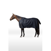 Manta de exterior Glasgow con forro polar y elementos reflectantes Horze Arándano Gris