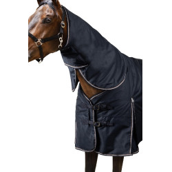 Manta de Exterior Ligero con CubreCuello Glasgow Horze Arándano Gris