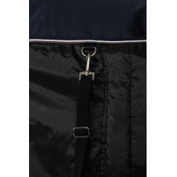 Manta de Exterior Ligero con CubreCuello Glasgow Horze Arándano Gris