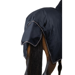 Manta de exterior Horze con cubrecuello Glasgow 400g Arándano Gris