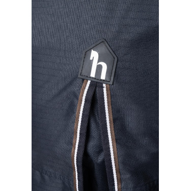 Manta de Exterior para Poni Glasgow 100g Horze Arándano Gris