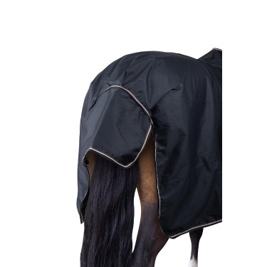 Manta de Exterior para Poni Glasgow 300g Horze Arándano Gris