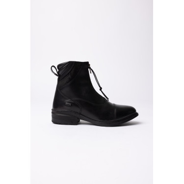 Botas jodhpur Horze Oldenburg de cuero con cremallera frontal Negro