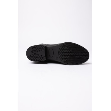 Botas jodhpur Horze Oldenburg de cuero con cremallera frontal Negro