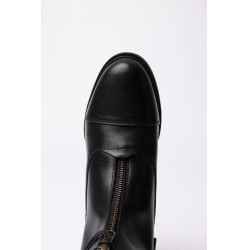 Botas jodhpur Horze Oldenburg de cuero con cremallera frontal Negro