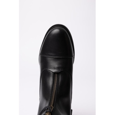 Botas jodhpur Horze Oldenburg de cuero con cremallera frontal Negro
