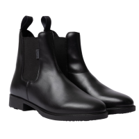 Botas Jodhpur Horze Somerset de cuero vegano Negro