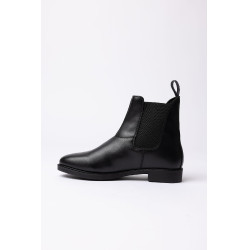 Botas Jodhpur Horze Somerset de cuero vegano Negro