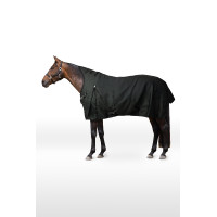 Manta exterior con cuello alto Horze Helsinki 200 g Escarabajo verde