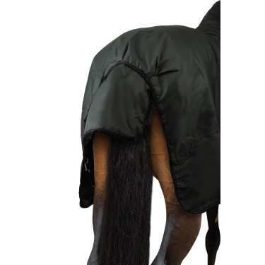 Manta de exterior con cuello alto Horze Helsinki 300 g Escarabajo verde