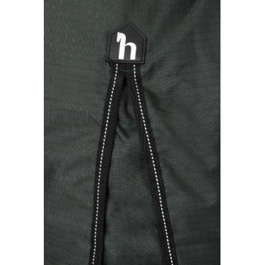 Manta de exterior con cuello alto Horze Helsinki 300 g Escarabajo verde