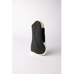 Guarniciones con piel sintética Horze Armour Airflow Negro