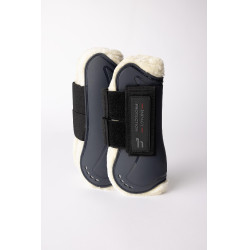 Guarniciones con piel sintética Horze Armour Airflow Marino Azul marino