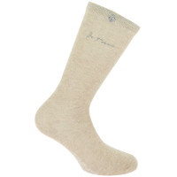 Chaussettes Je t'aime EQUITHÈME Rose Beige