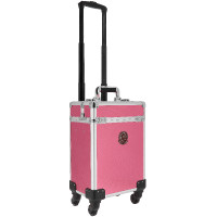Caja de limpieza con ruedas Je t'aime Equithème Rosa / plata Caja de limpieza con ruedas Je t'aime Equithème Rosa / plata