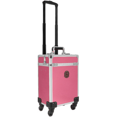 Caja de limpieza con ruedas Je t'aime Equithème Rosa / plata