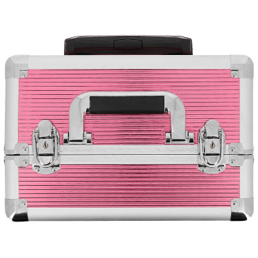 Caja de limpieza con ruedas Je t'aime Equithème Rosa / plata