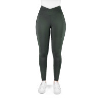 Legging de equitación EQUITHÈME – Fanny Caqui Kaki