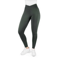 Legging de equitación EQUITHÈME – Fanny Caqui Kaki