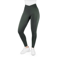 Legging de equitación EQUITHÈME – Fanny Caqui Kaki