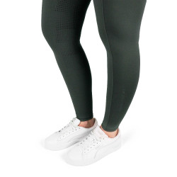 Legging de equitación EQUITHÈME – Fanny Caqui Kaki