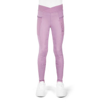 Legging Infantil Flora “Je T’aime” – Equithème Malva Violeta
