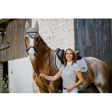 Polo de concurso EQUITHÈME – Suzanne Gris pardo Marr&amp;amp;amp;oacute;n