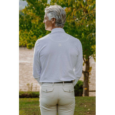 Polo de concurso de manga larga EQUITHÈME – Adrien Blanco