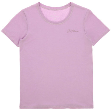 Camiseta “Je t’aime” para niños y júnior – EQUITHÈME Bonnie Malva Violeta