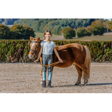 Camiseta “Je t’aime” para niños y júnior – EQUITHÈME Bonnie Verde / menta