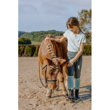 Camiseta “Je t’aime” para niños y júnior – EQUITHÈME Bonnie Verde / menta