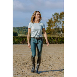 Camiseta “Je t’aime” EQUITHÈME – Bonnie Verde / menta