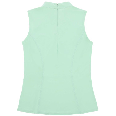 Camiseta sin mangas “Je t’aime” EQUITHÈME – Carla Verde / menta