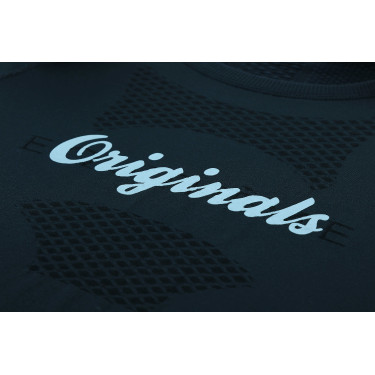 Camiseta seamless de manga corta EQUITHÈME – Elena Marino Azul marino