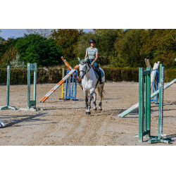 Camiseta seamless de manga corta EQUITHÈME – Elena Caqui Kaki