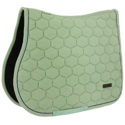 Manta de silla mixta Equithème Honey Verde claro