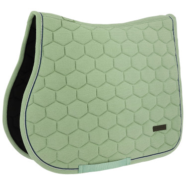 Manta de silla mixta Equithème Honey Verde claro