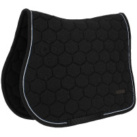 Manta de silla mixta Equithème Honey Negro