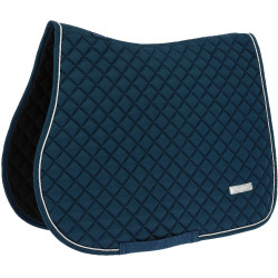 Manta de silla mixta Equithème Nacre Azul