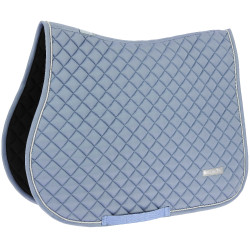 Manta de silla mixta Equithème Nacre Acero azul
